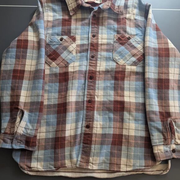 Birdwell Flannel Work Shirt Size S/M - Picture 4 of 6